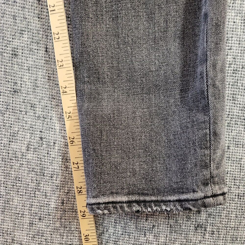 Abercrombie Curve Love High Rise Skinny Jeans Two-Tone Colorblock Black Grey 25L - Picture 9 of 9